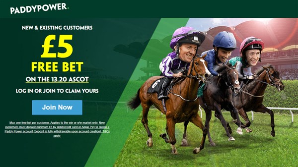 Paddy Power Free Bet Existing Customers